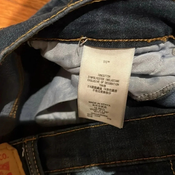 Levi’s strauus blue skinny  5/10 men boys jeans - Picture 6 of 11